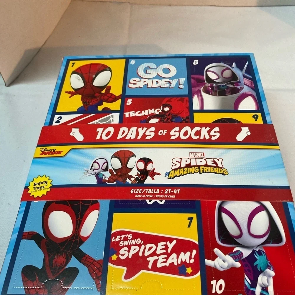Disney Junior 10 Days of Socks 2T-4T (GU)